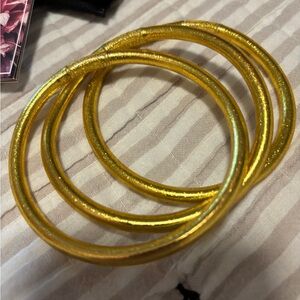 BudHaGirl all weather gold bangle bracelets